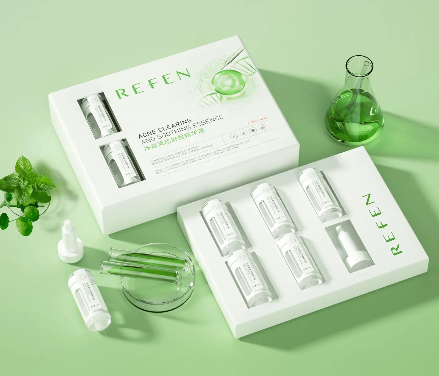 Refen ampoule treatment set