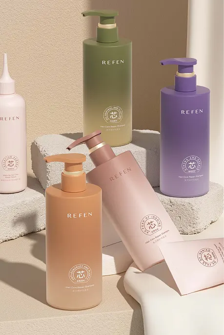 Refen hair care bottles